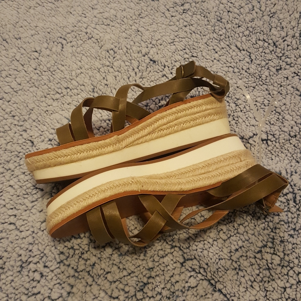 Lucky brand esparadille wedge sandals - Picture 5 of 8
